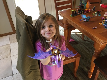 Purple Lego Dragon